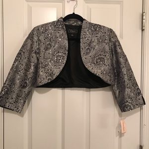 NWT Collection Dressbarn Metallic Bolero Jacket